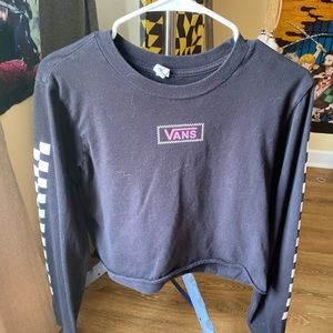 Long sleeve crop top
